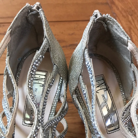 Sparkly INC Caged heels - Picture 4 of 7